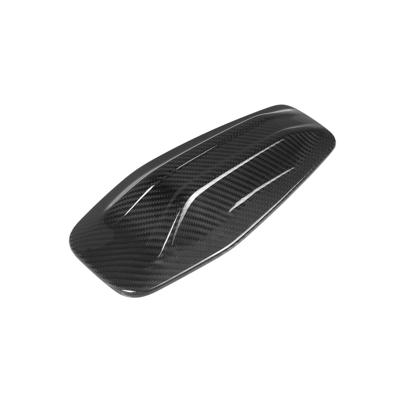 Rear view of Carbon Fibre Antenna Cover fitted on BMW M5 G90