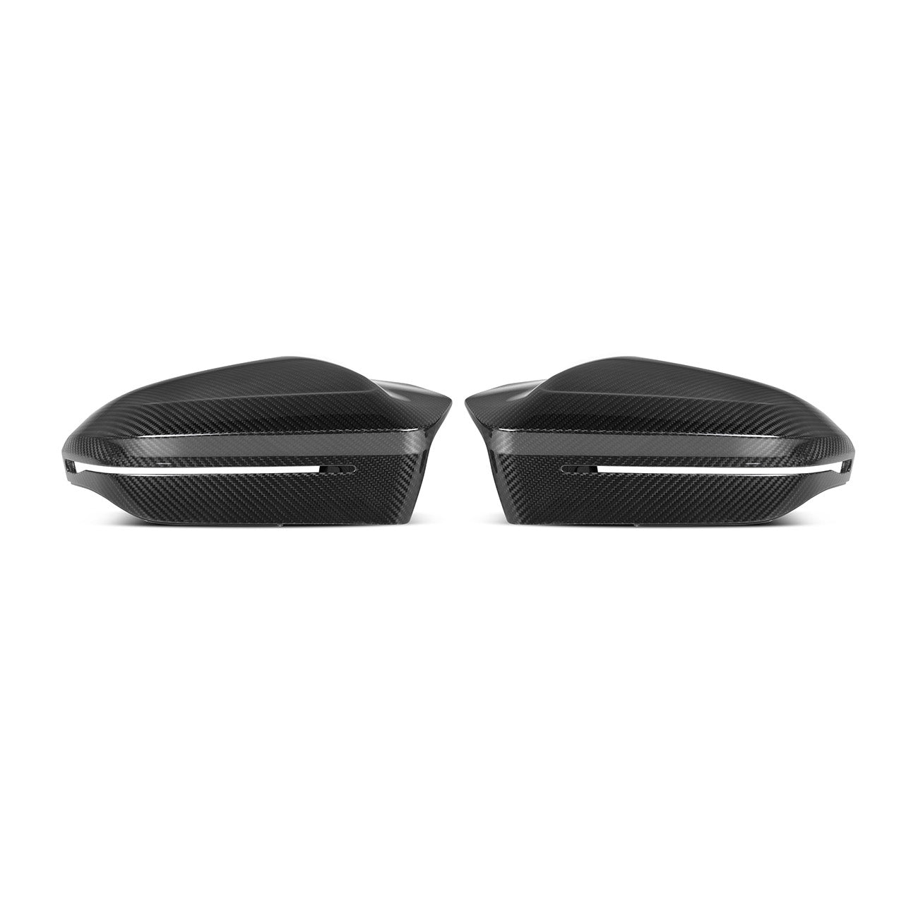 Carbon Fibre Mirror Covers for BMW M5 G90 & G99 - Top View