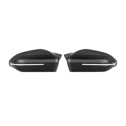 Carbon Fibre Mirror Covers for BMW M5 G90 & G99 - Transparent