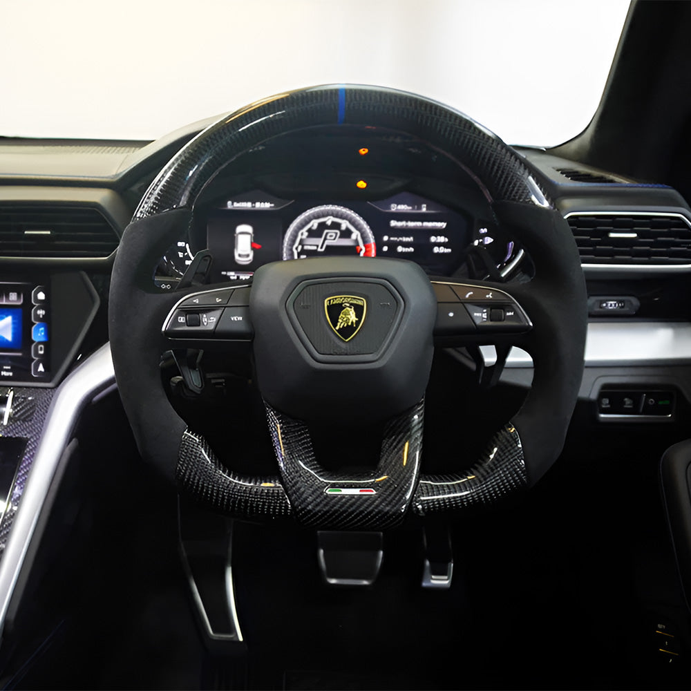 Lamborghini Urus Steering Wheel Installed - Front View