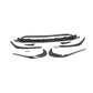 Angle View of Carbon Fibre OEM Front Splitter for Mercedes A45 (W176)