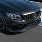 Mercedes C63 Coupe Brabus Style Carbon Fibre Front Splitter (W205)