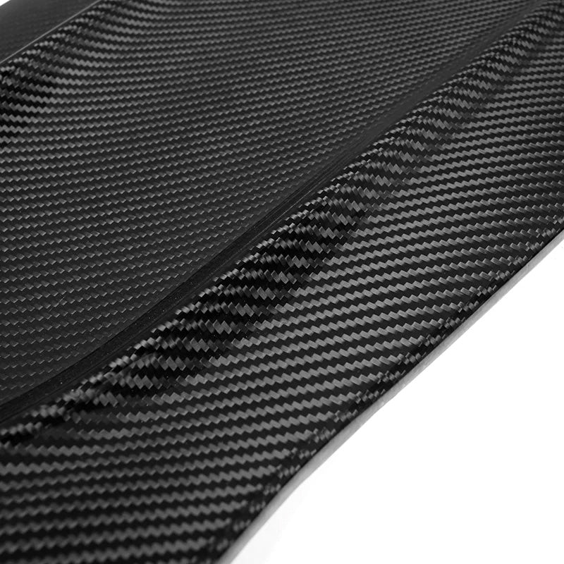 Zoomed View of Carbon Fibre Seatbacks for Mercedes C63, A45, E63 AMG