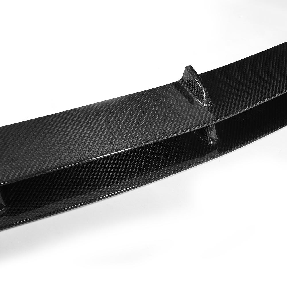 Angle View of Carbon Fibre Brabus Front Splitter for Mercedes C63 AMG Coupe (W205)