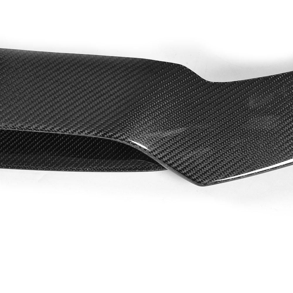 Close-Up of Carbon Fibre Brabus Front Splitter for Mercedes C63 AMG Coupe (W205) - Detailed View