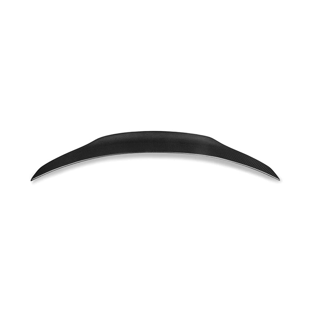 Angle View of Carbon Fibre Ducktail Rear Spoiler for Mercedes C63 AMG Coupe (W205)