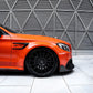 Side View of Mercedes C63 AMG W205 with Carbon Fibre Fender Trim Installed
