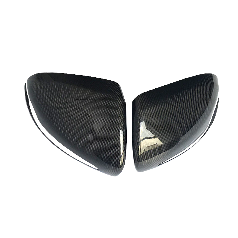 Carbon Fibre Mirror Covers for Mercedes C63 AMG (W205) - Transparent View