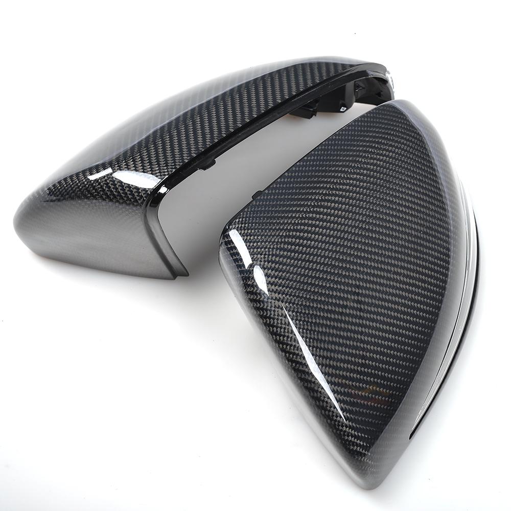 Close-Up of Carbon Fibre Mirror Replacements for Mercedes C63 AMG (W205)