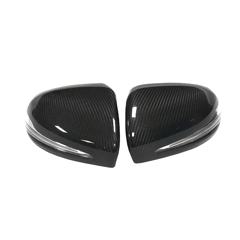 Carbon Fibre Mirror Replacements for Mercedes C63 AMG (W205) - Transparent View