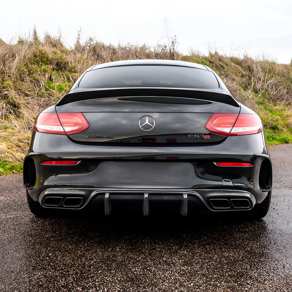 Mercedes C63 AMG Coupe (W205) Carbon Fibre OEM+ Rear Diffuser