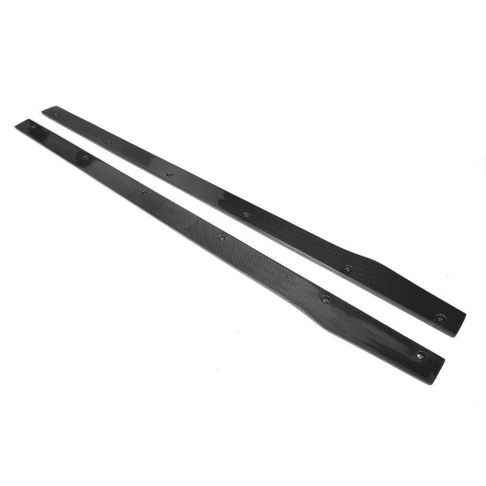 Close-Up of Carbon Fibre Side Skirts for Mercedes C63 AMG (W205)