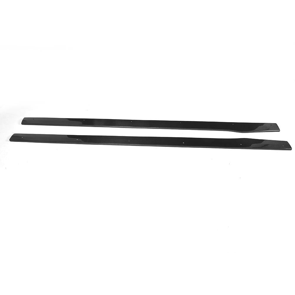 Side View of Carbon Fibre Side Skirts for Mercedes C63 AMG (W205)