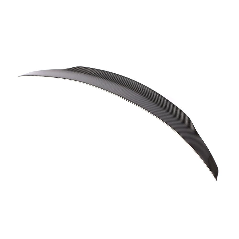 Angle View of Carbon Fibre Ducktail Rear Spoiler for Mercedes C63 AMG Saloon (W205)