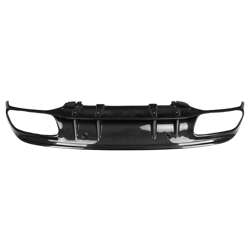 Carbon Fibre Edition 1 Rear Diffuser for Mercedes C63 AMG Saloon (W205) - Transparent View