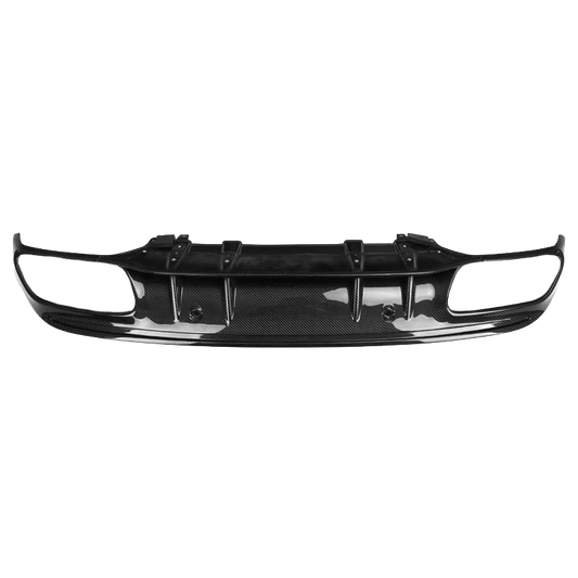 Carbon Fibre Edition 1 Rear Diffuser for Mercedes C63 AMG Saloon (W205) - Transparent View