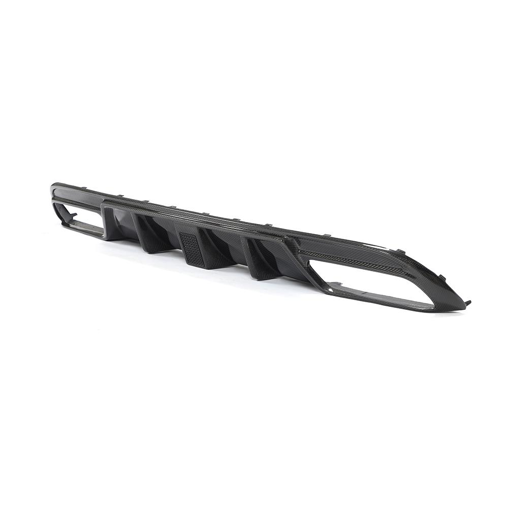 Angle View of Carbon Fibre F1 Brake Light Rear Diffuser for Mercedes C63 AMG Saloon (W205)