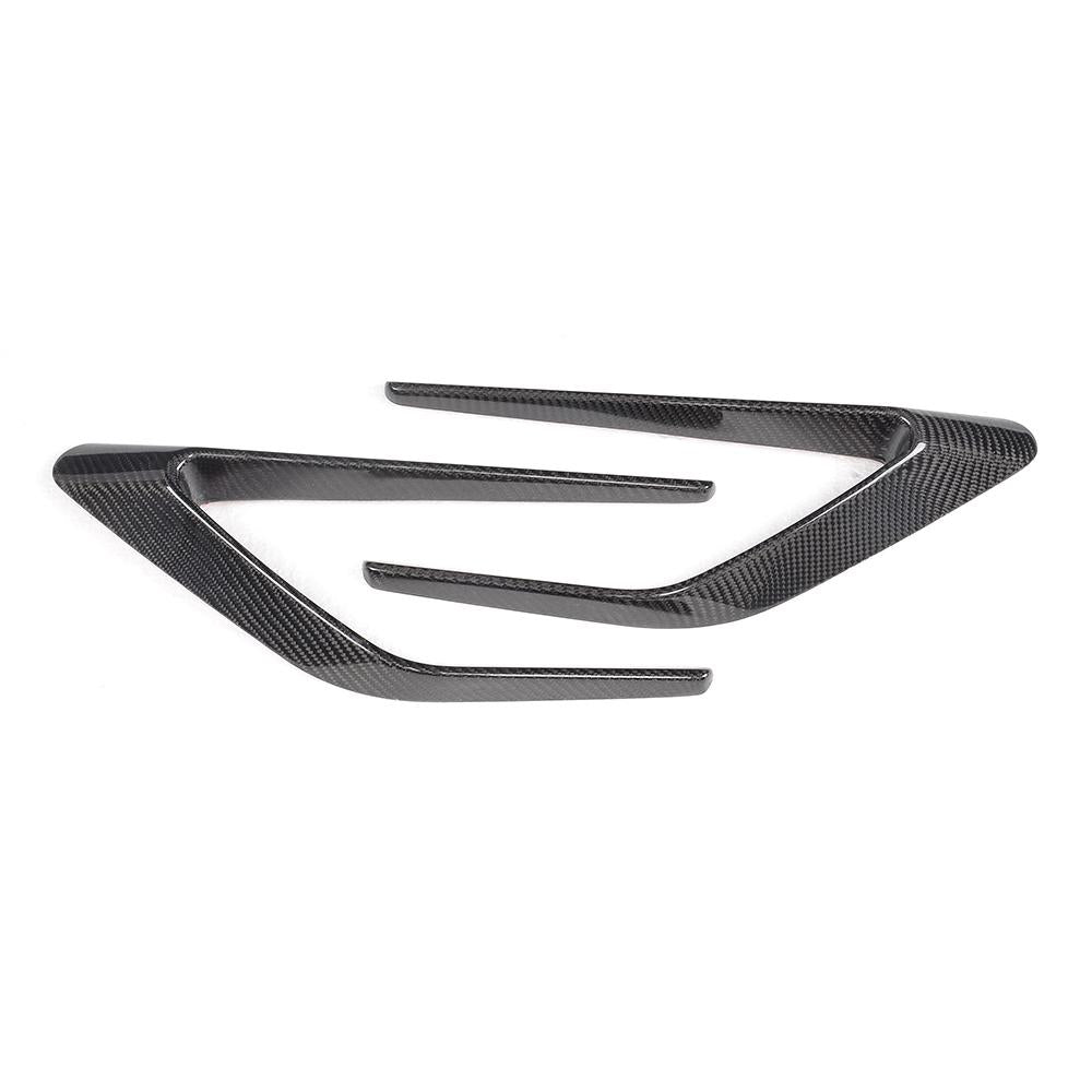 Close-Up of Carbon Fibre Fender Trim for Mercedes C63 AMG Saloon (W205)