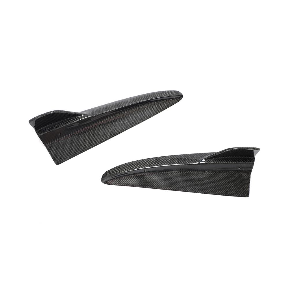 Close-Up of Carbon Fibre Rear Side Winglets for Mercedes C63 AMG Saloon (W205)