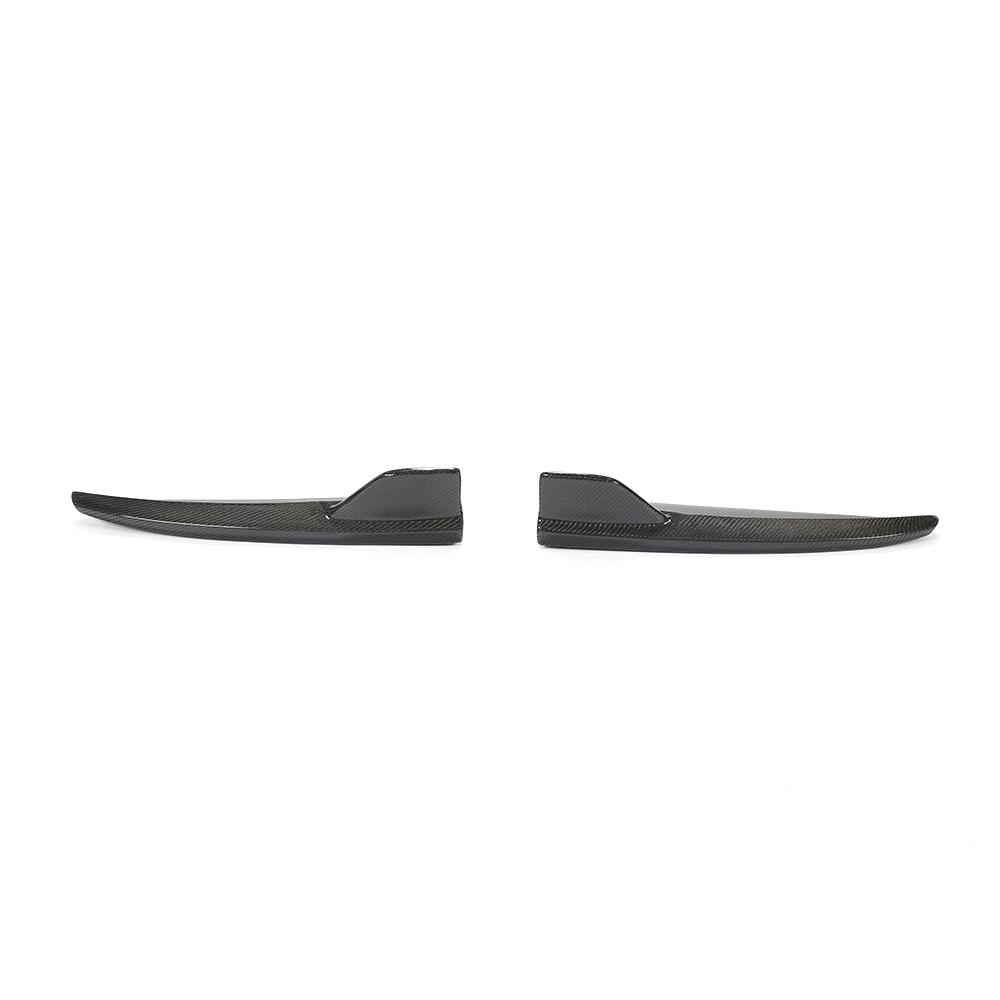 Side View of Carbon Fibre Rear Side Winglets for Mercedes C63 AMG Saloon (W205)