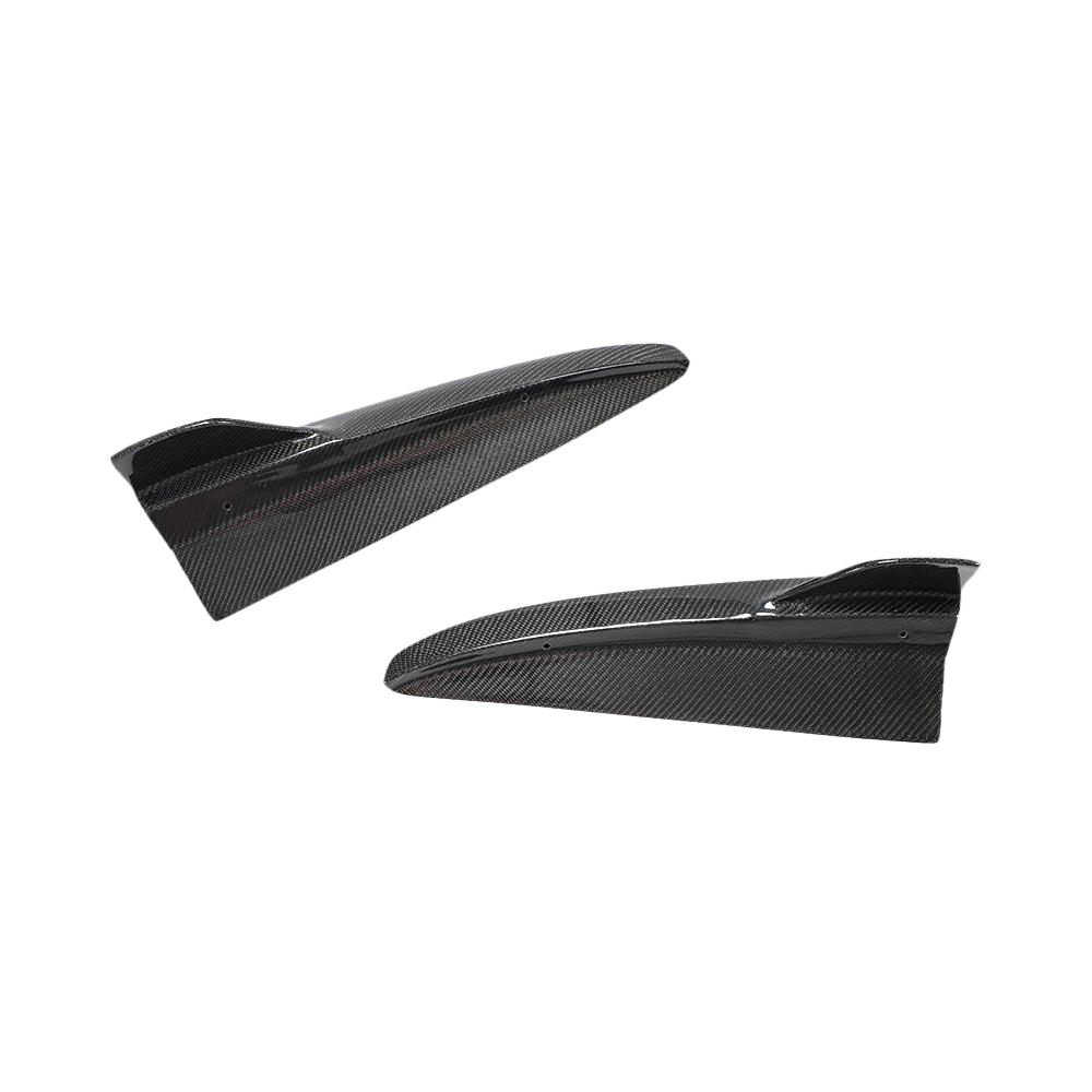 Carbon Fibre Rear Side Winglets for Mercedes C63 AMG Saloon (W205) - Transparent View