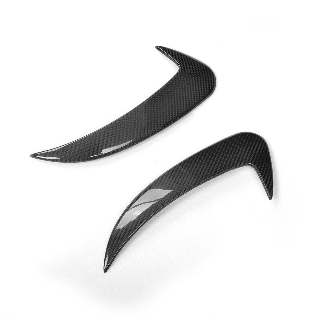 Close-Up of Carbon Fibre Rear Vent Trim for Mercedes C63 AMG Saloon (W205)