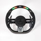 Angle View of Custom Carbon Fibre Steering Wheel for Mercedes AMG 2021 Style