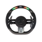 Customisable Carbon Fibre Steering Wheel for Mercedes AMG 2021 Style - Transparent View