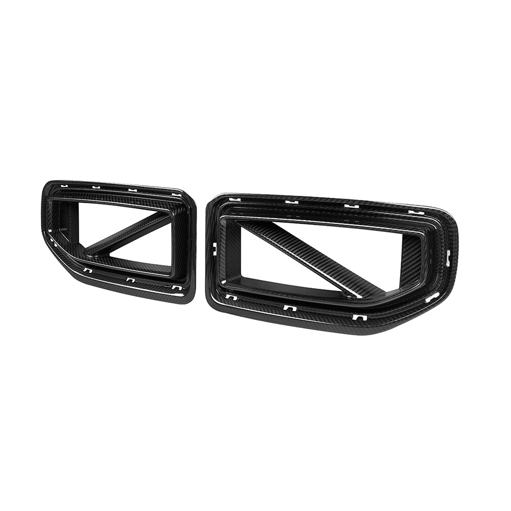 SOOQOO carbon fibre Front Grille V1 for BMW M2 (G87), pair studio product view