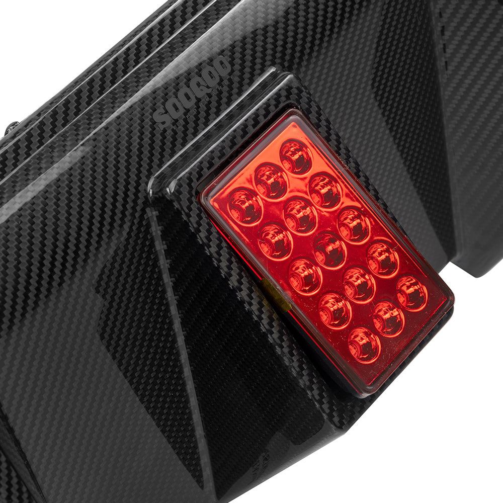 SOOQOO carbon fibre Rear Diffuser V3 for BMW M2 (G87), F1-style light