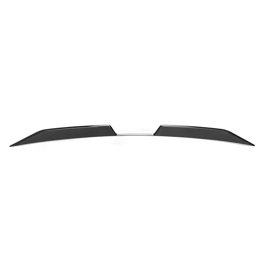 SOOQOO carbon fibre top spoiler for BMW M2 (G87), top view product shot
