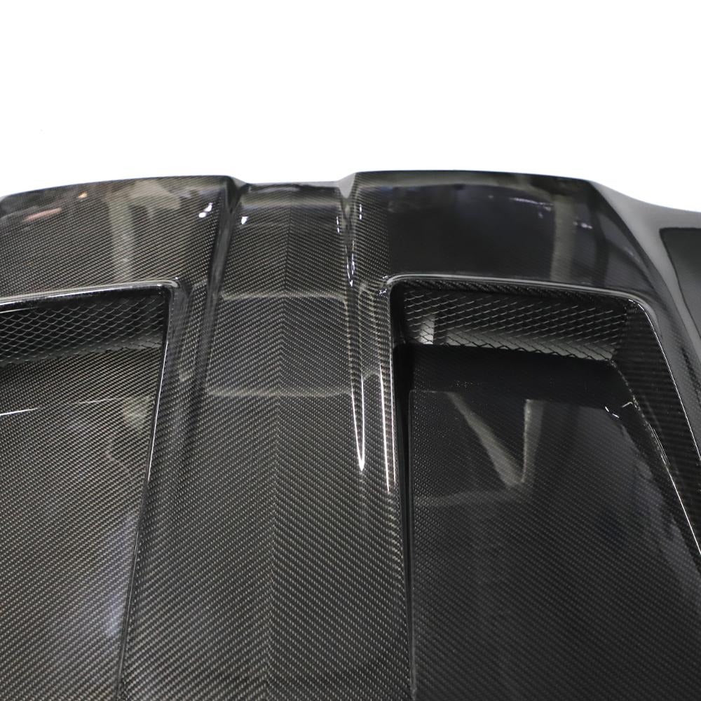 View of Carbon Fibre Hood for BMW M3 & M4 G80/G82 vents