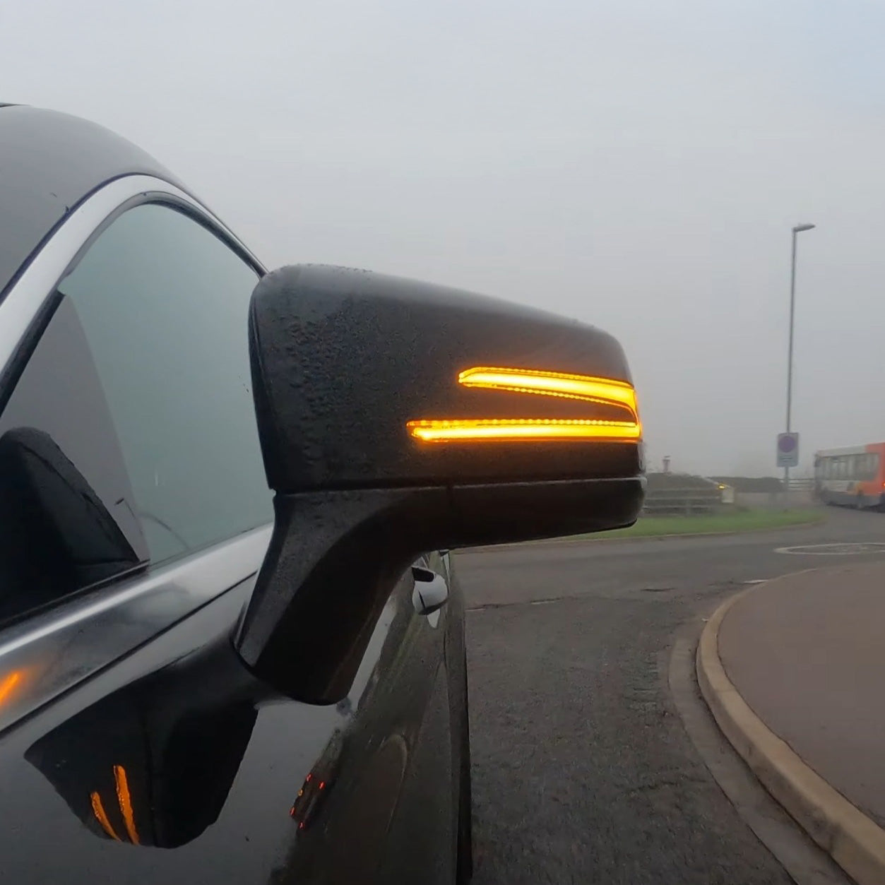 Mercedes Dynamic Wing Mirror Indicators for A/B/C/E/S/CLA/CLS/GLA/GLK Class – Front View