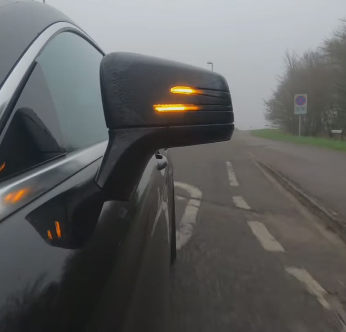 Mercedes dynamic indicator installed on a W176 A45.