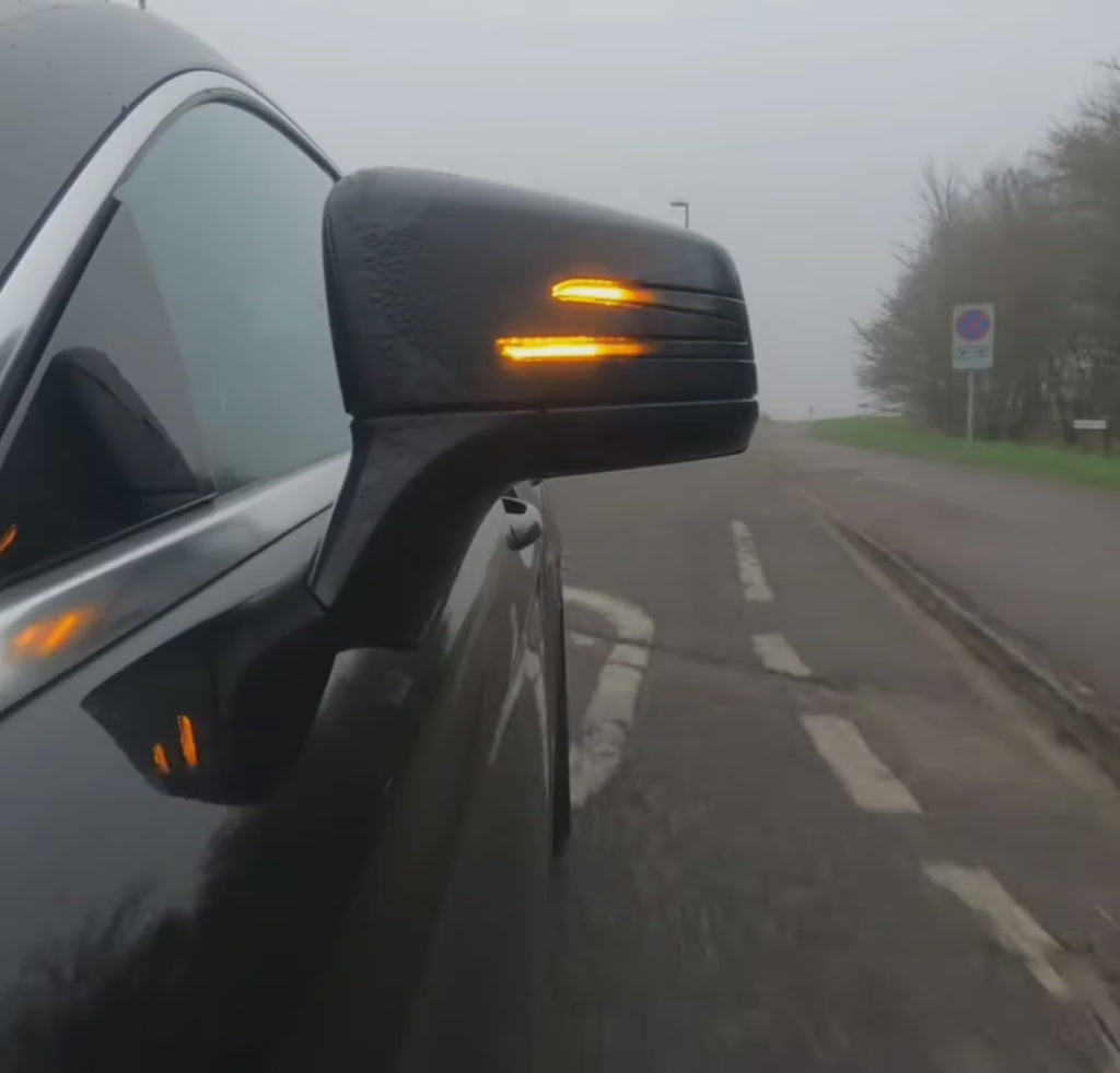Mercedes dynamic indicator installed on a W176 A45.