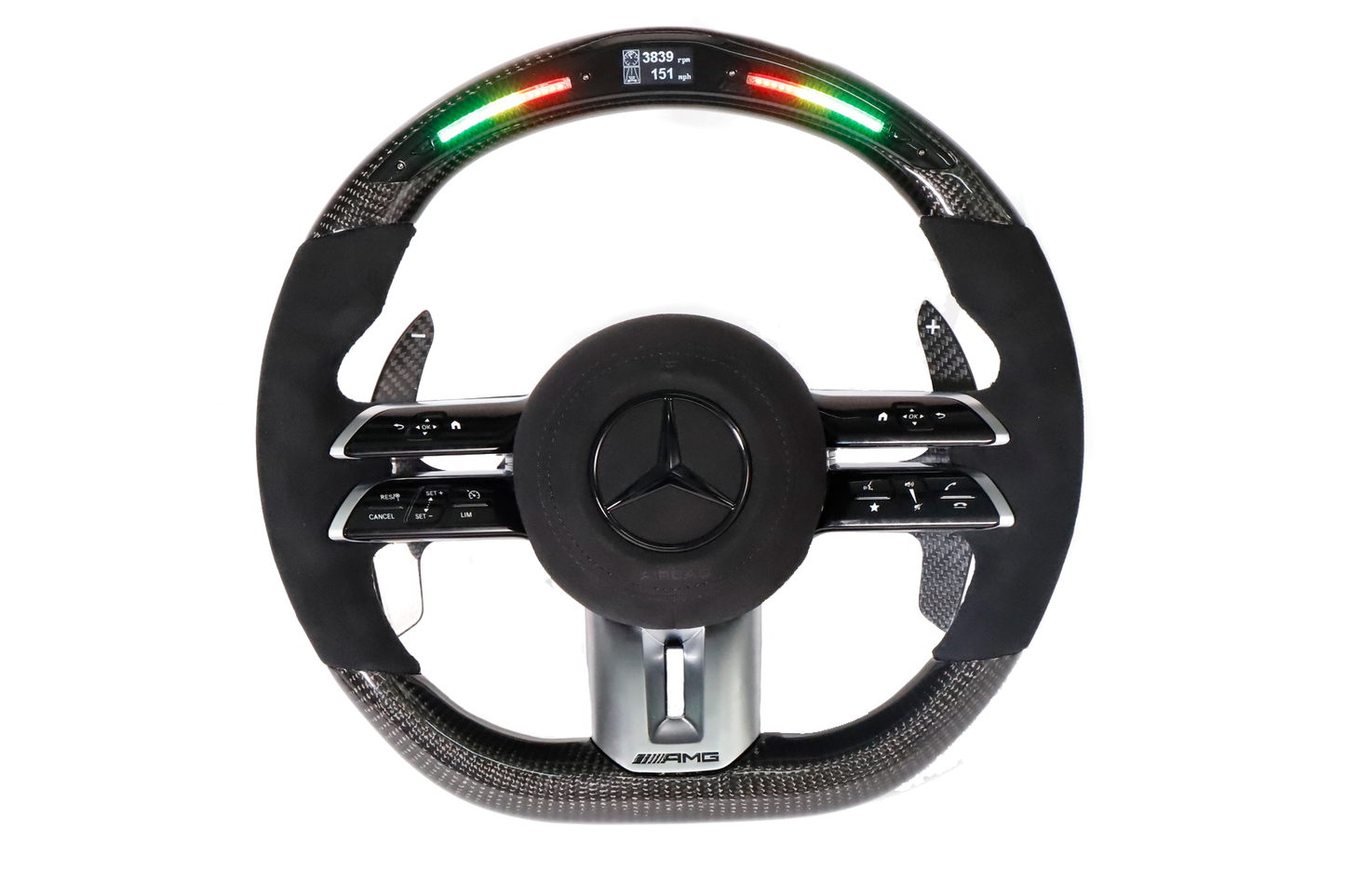 2021 Mercedes AMG Customisable Carbon Fibre Steering Wheel