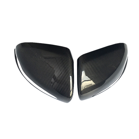 Mercedes Noire Carbon Fibre Mirror Covers